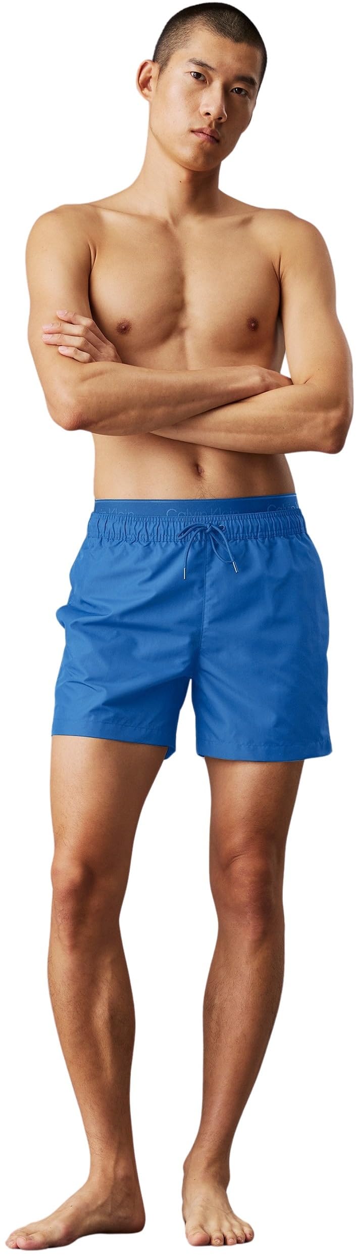 Calvin Klein Bañador Hombre Medium Double con Cintura Ajustable
