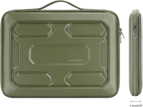 Miniatura 3 de DOMISO Funda para portátil AA51, Verde, 15,6 pulg.