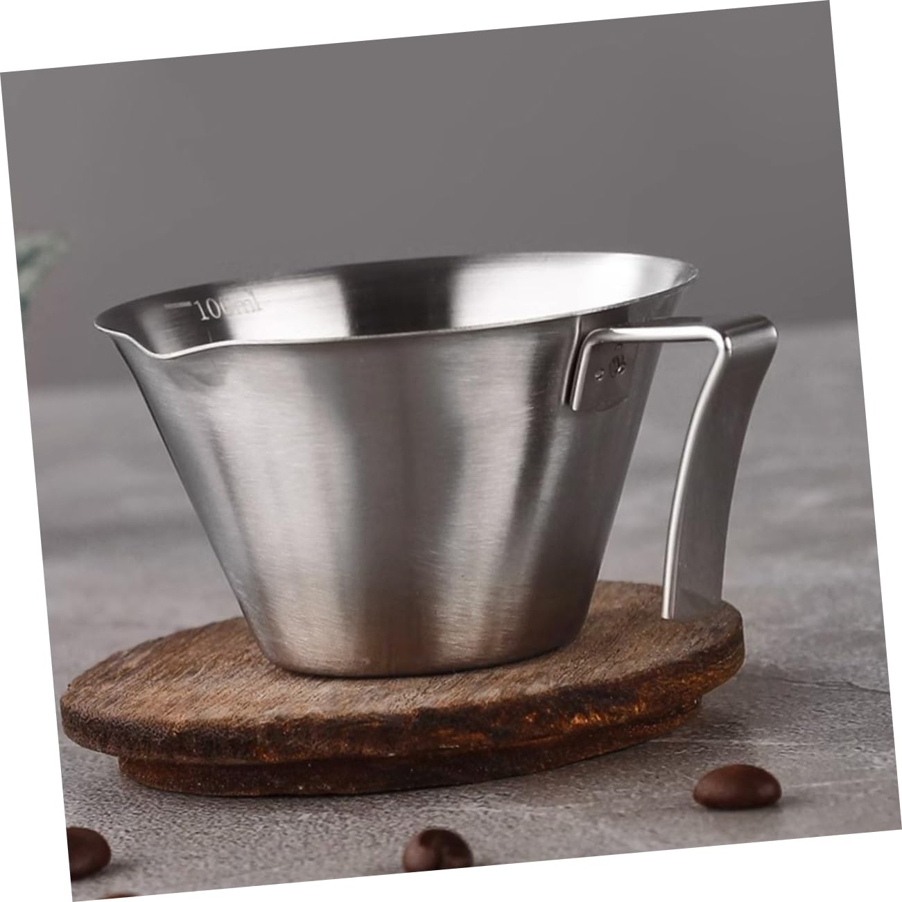 NAMOARLY Espresso Cup Coffee Tumbler Coffee Dosing Cup Espresso Measuring Cup Espresso Dosing Cup Coffee Cup Coffee Mug Espresso Shot Cups Measuring Cups Espresso Mug Silver Stainless Steel