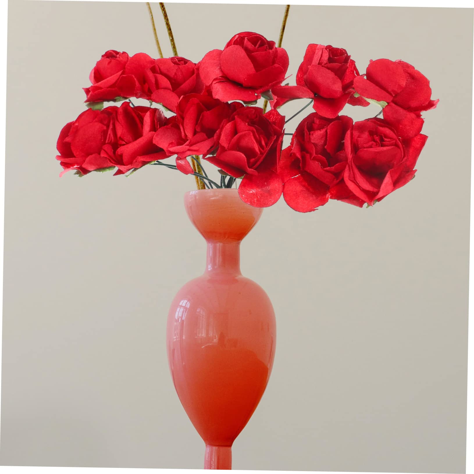 Amazon.co.jp: Anneome 144個入り 紙製ローズフラワー アートフラワー