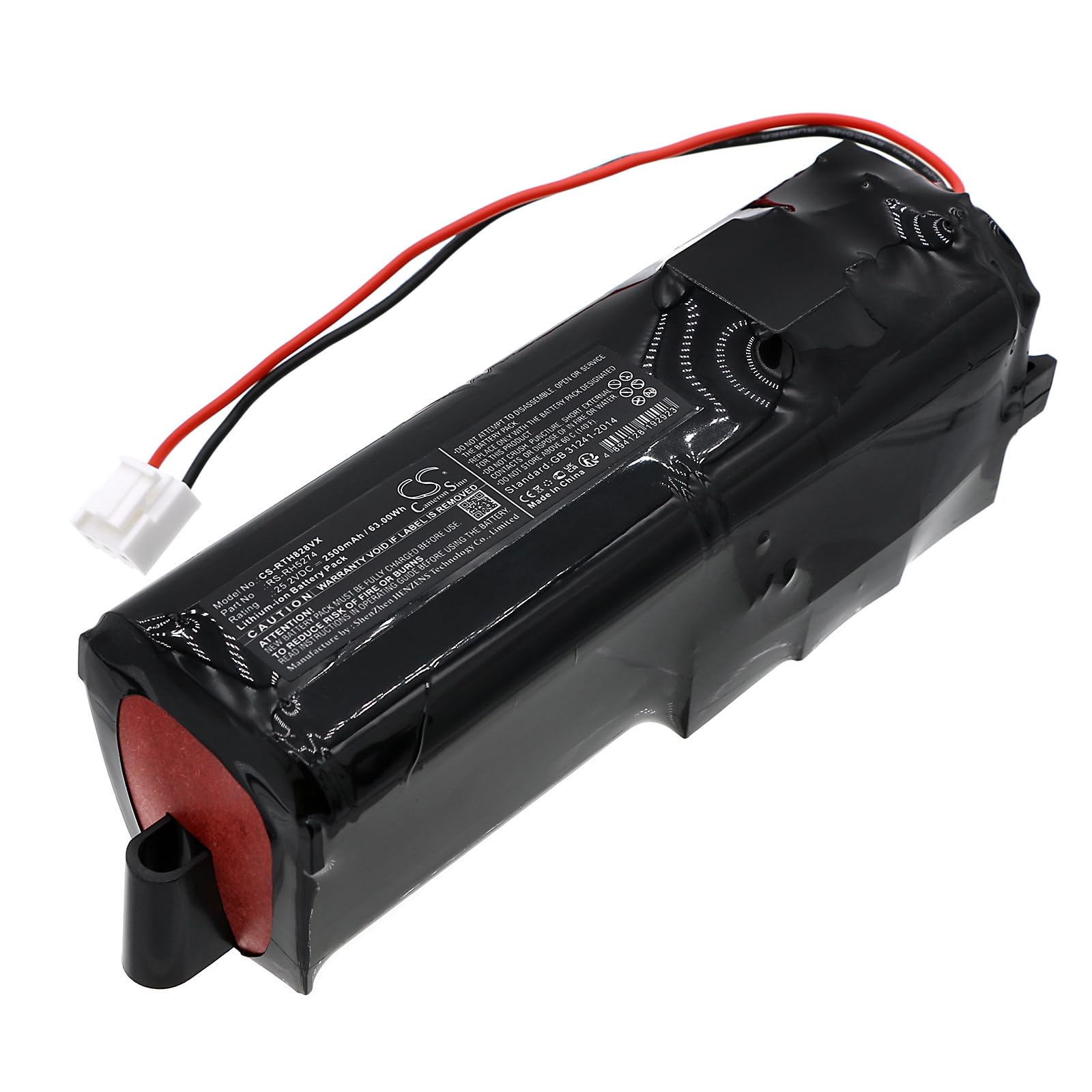 Batteria TECHTEK 2500mAh 25.2V Li-ion Per Rowenta RH8828, RH8829, RH8870 – Sostitutiva Per Spazzole E Scope Elettriche - 2