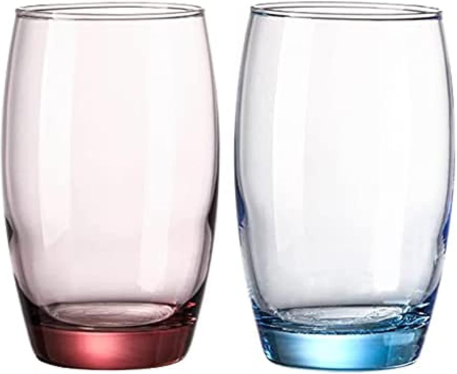 Bathroom Accessories Set Transparent Stained Glass 1 Pair Bathroom Tumbler Cup Couples Drinking Cups Suitable For Homestay Hotel Home Etc,6.5x6.5x12.2cm