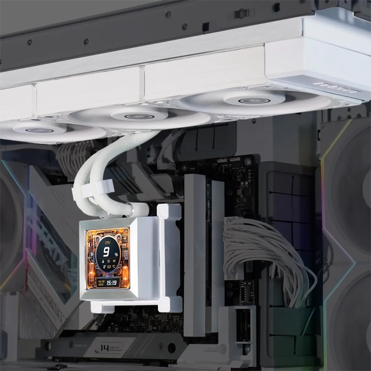 Lian Li HydroShift LCD 360S AIO Liquid CPU Cooler with 28mm