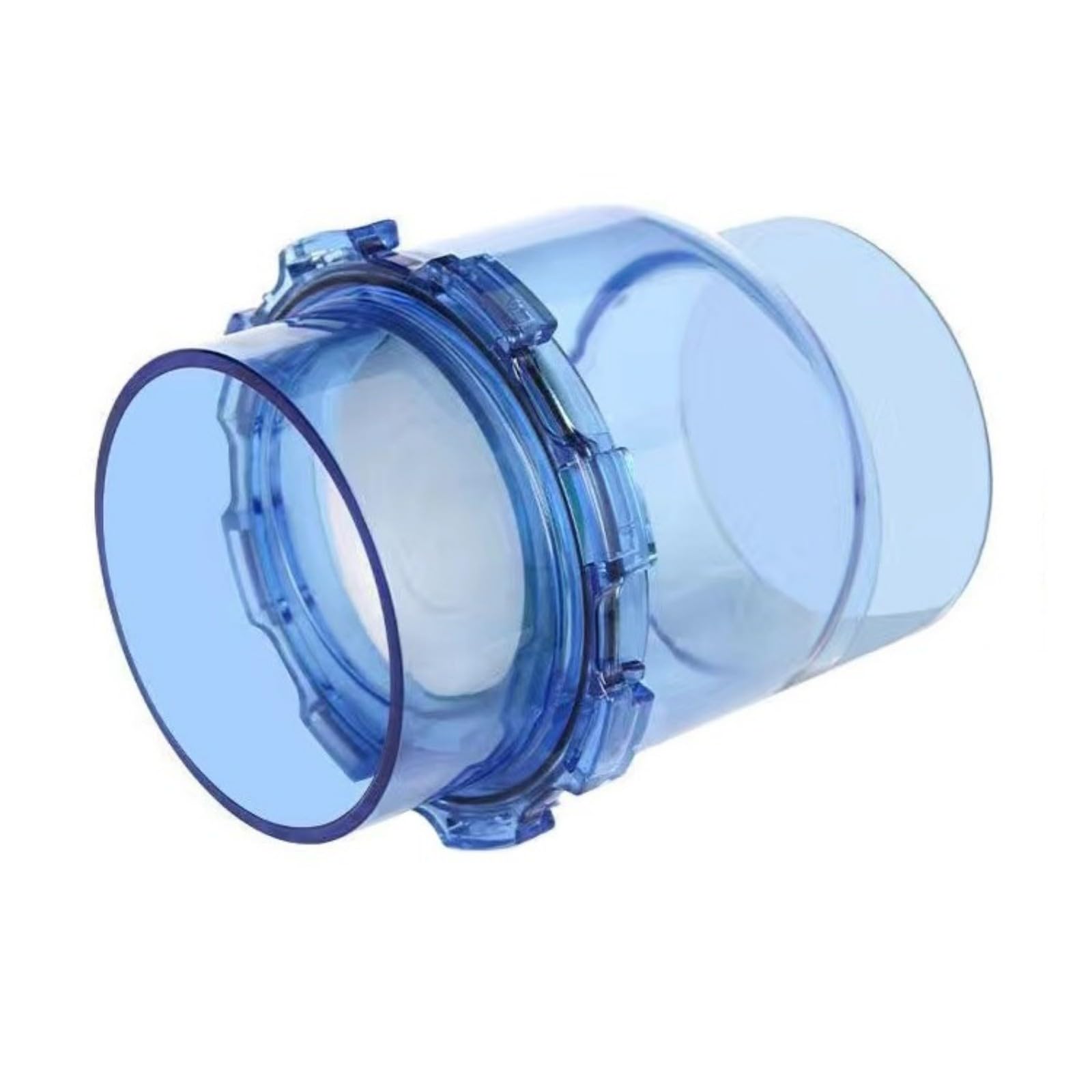 RGYBAO Clear PVC Check Gate for Drainpipe 5cm 11cm Against Backwash Wastewater Security Drain Check Gate
