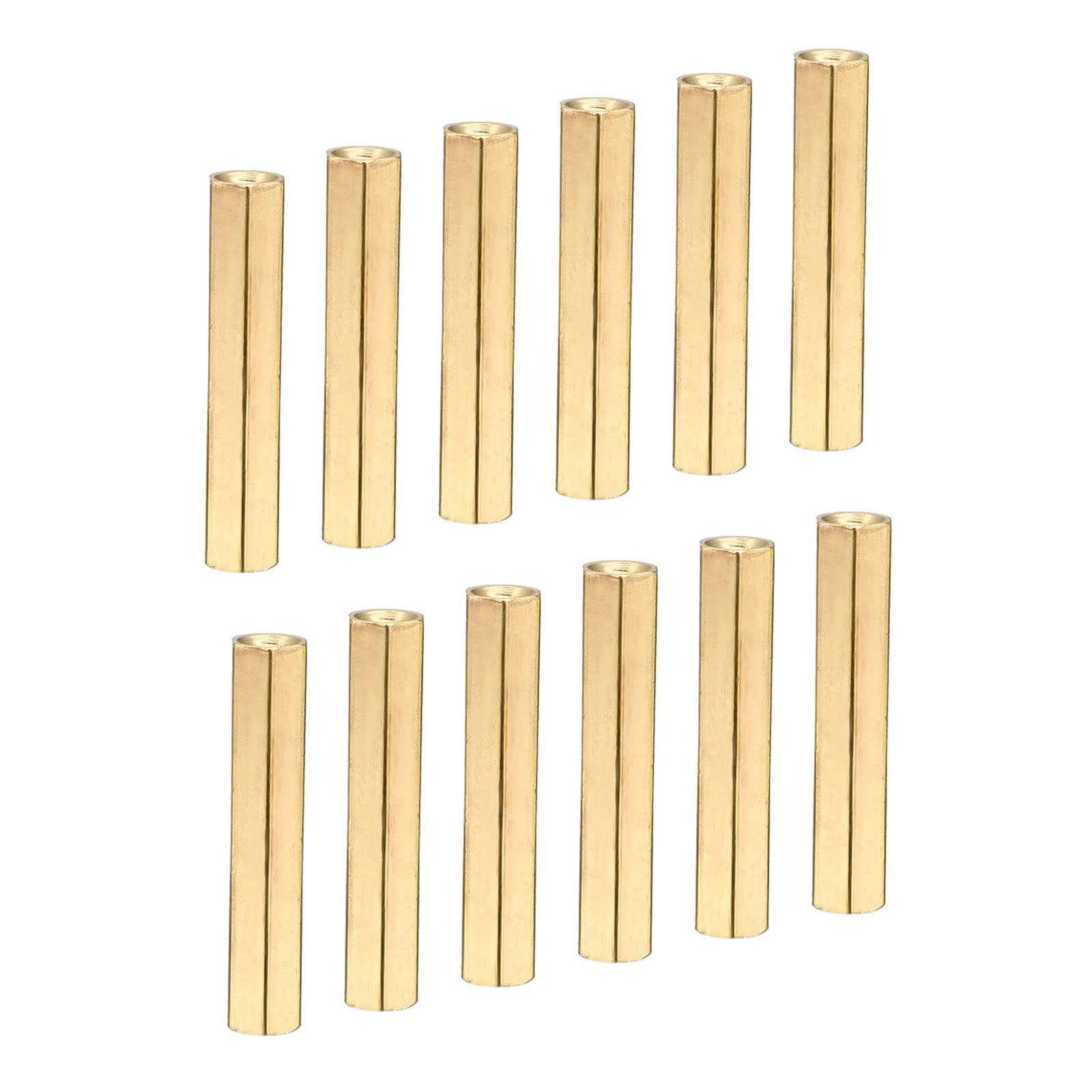 YOKIVE 10 Pcs M3 Spacers, Brass Hex PCB Standoffs Nuts, Keep Height Consistent, Great for Motherboard Circuit Board