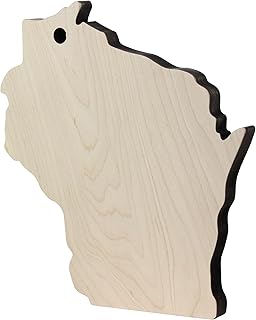Wisconsin Shape Cutting Board | Made in USA