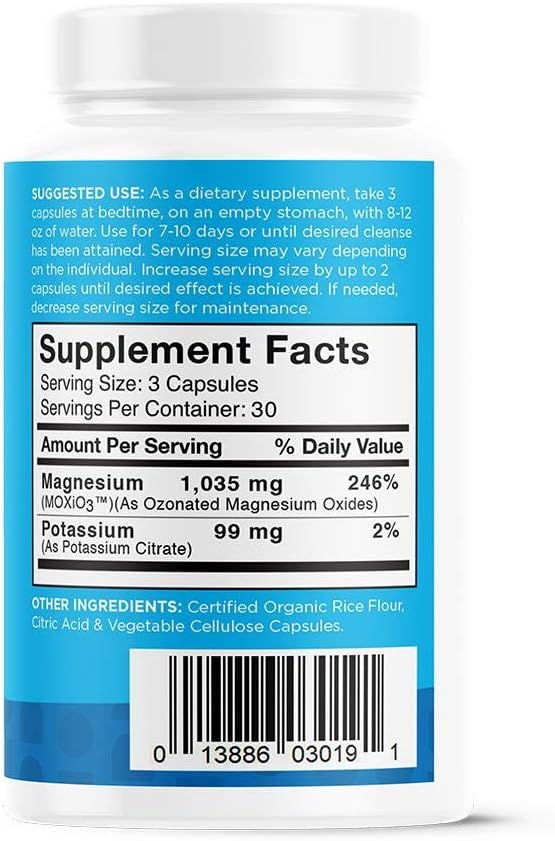 nbpure Mag O7 Oxygen Digestive System Cleanse and Detox Capsules, 90 Count : Health & Household
