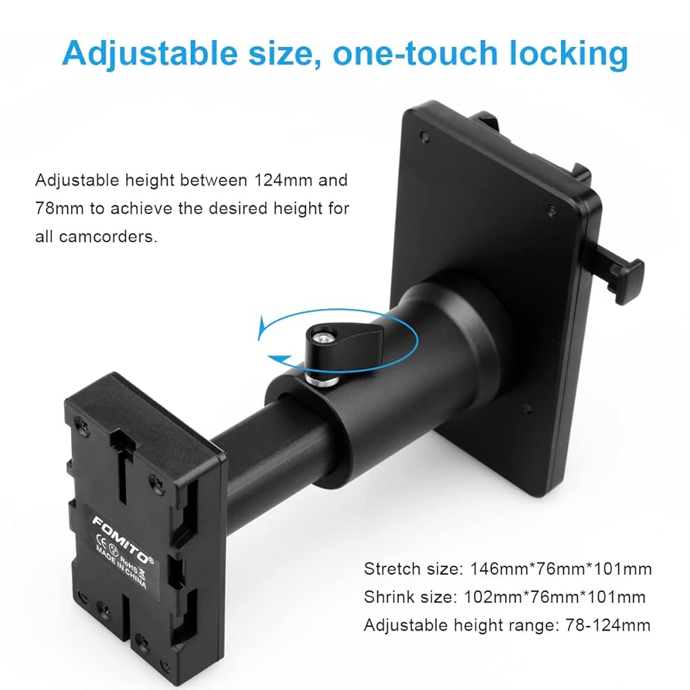 Amazon | FOMITO バッテリープレート電池アダプター V マウント