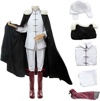 Moalioi Fyodor Dostoevsky Cosplay Costume Outfit Uniform Full Set with Cloak Halloween
