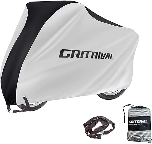 Fundas para bicicleta para almacenamiento al aire libre impermeable. Viene en 3 colores y 2 tamaños. La funda para bicicleta está equipada con un