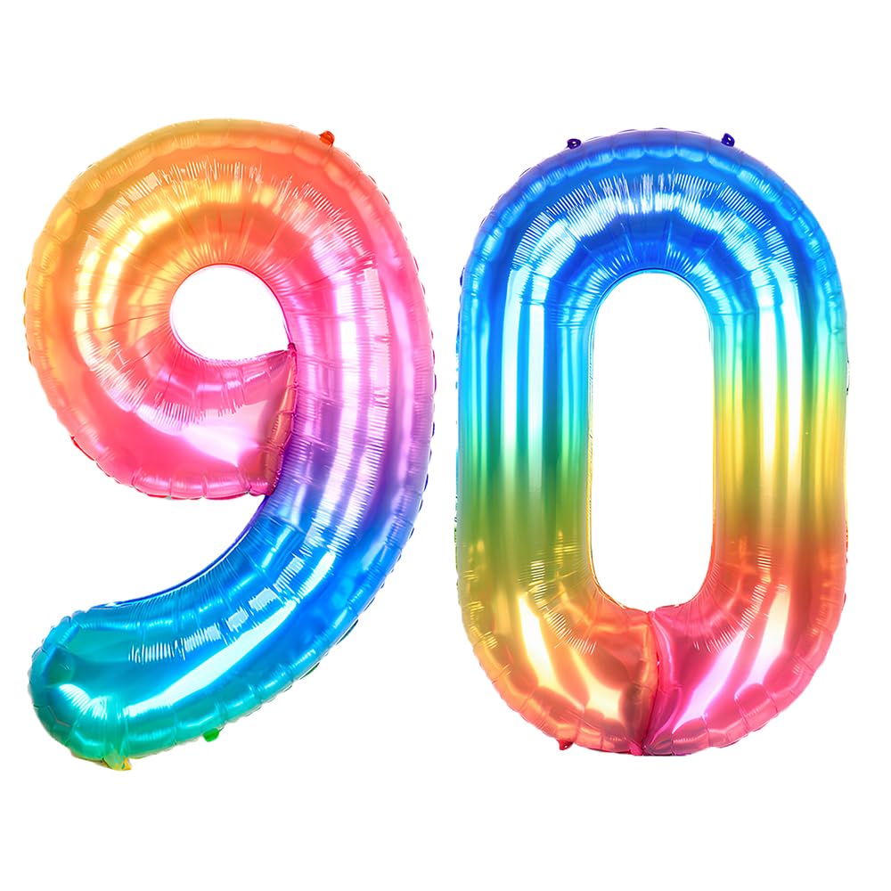 Foil Globo Número 5 Azul 40" (101cm), Inflable Helio o aire, Gigante Numeros 0-9, 10-19, 20-29, 30-100, Grande Globos Decoración para La Boda Aniversario y Cumpleaños Fiestas — view 663