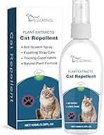 Cat Deterrent Spray Natural Safe Cat Repellent Indoor & Outdoor, Effective Training Aid, Anti-Scratch Deterrent for Furniture, Sofas, Rugs, Citrus cat Deterrent Spray Non-Toxic(ice Blue)
