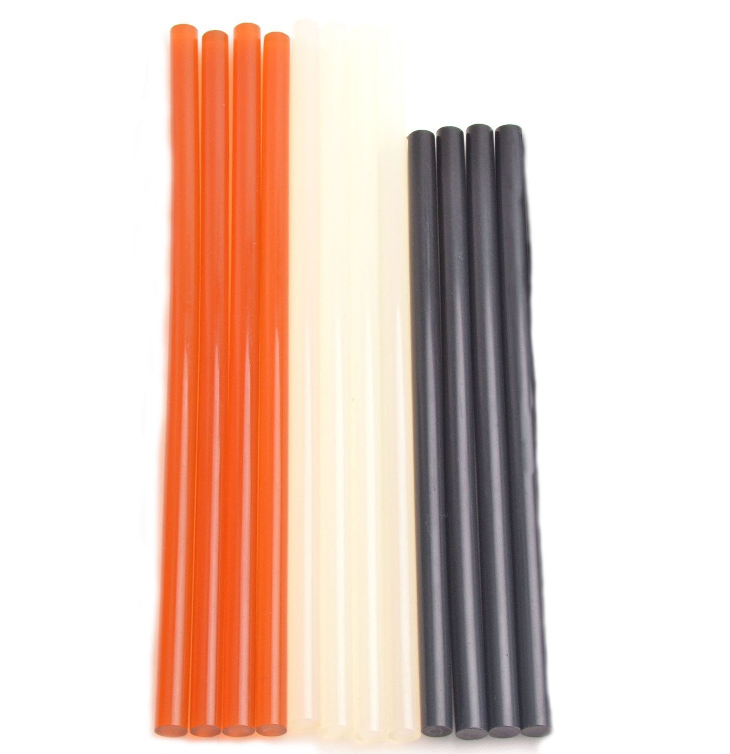 HiYiHot Melt Glue Sticks for Glue Gun Super Sticky Glue Car Paintless Dent Repair Tools Dent Remove Tool 12 Pack Black&Yellow&White Different Kinds of Strong Viscosity Gule