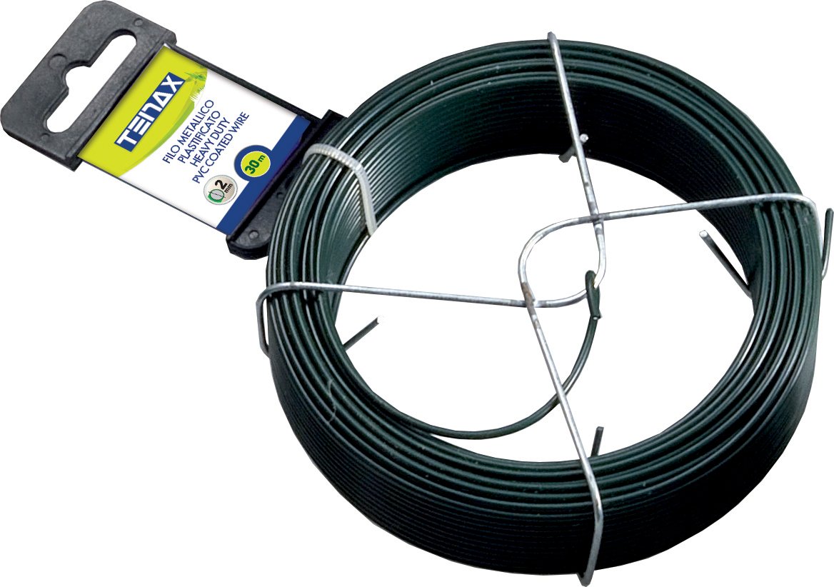 TENAX - Fil de fer plastifié 30m diam:​2mm