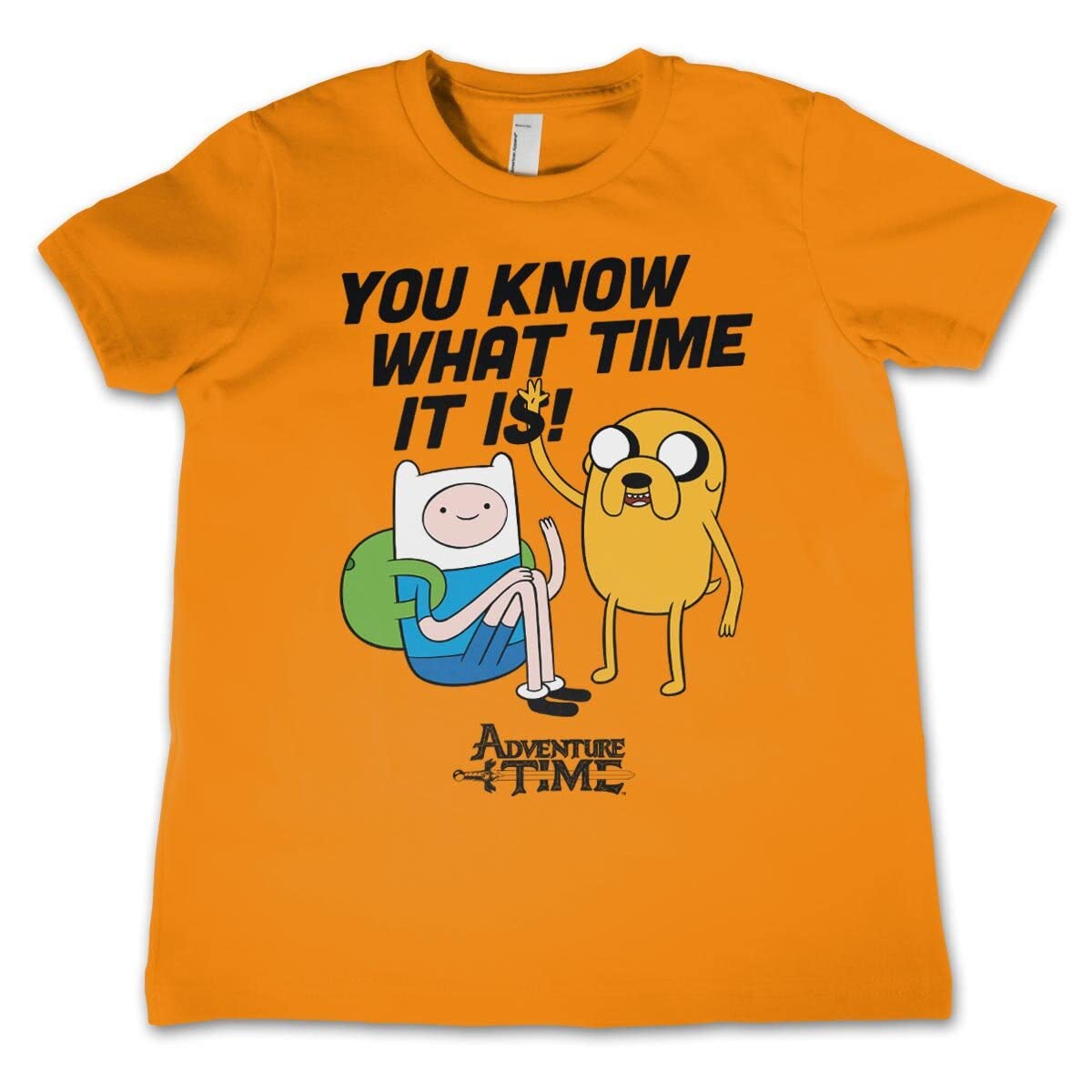 Adventure Time Orange Officially Licensed It's Kids T-Shirt (Orange), 6 Years