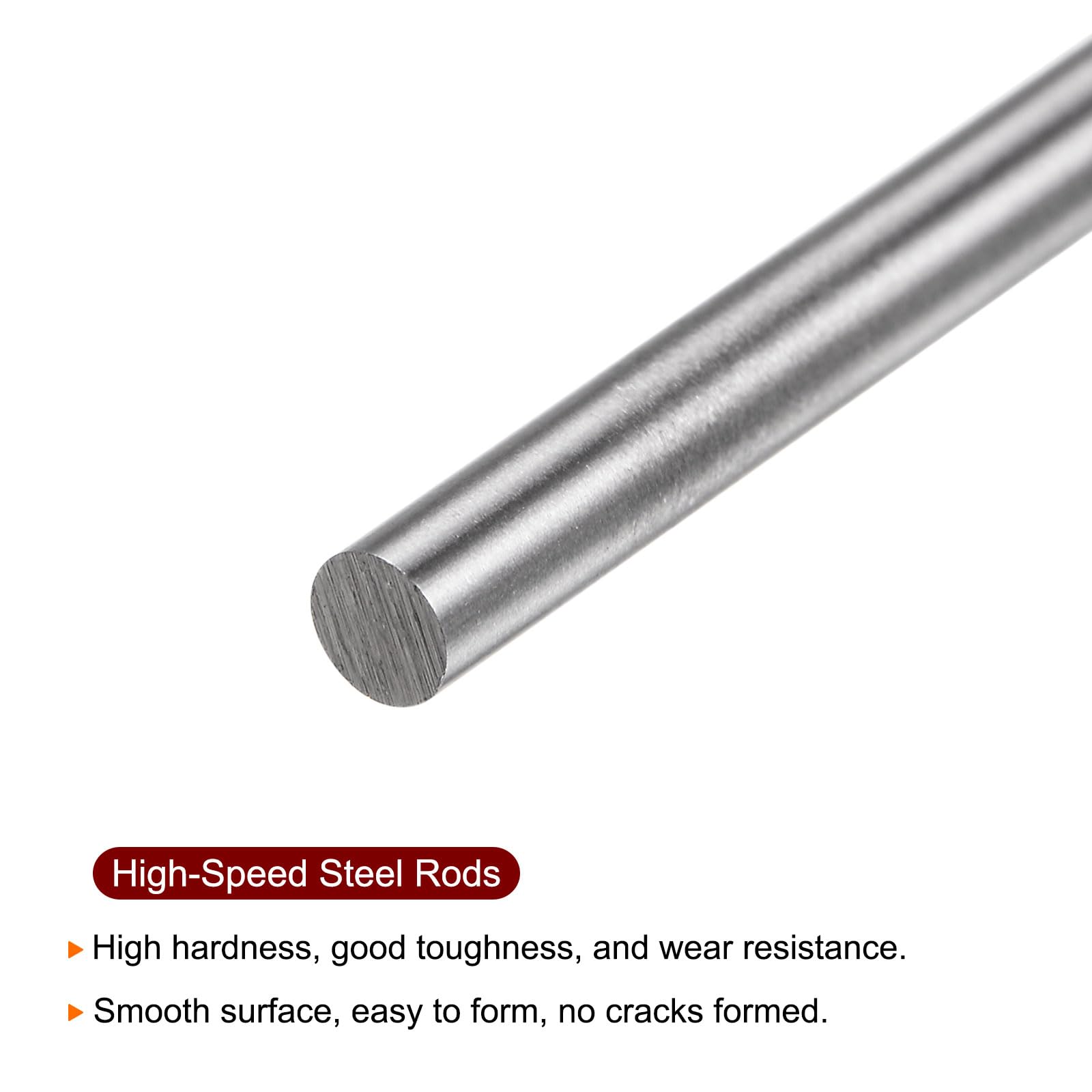 Produktbild von 15 HSS-Rundstäbe 3,1x100 Mm – Vielseitige Drehstangen Aus Hochgeschwindigkeitsstahl Für Drehen, Fräsen & Bohren