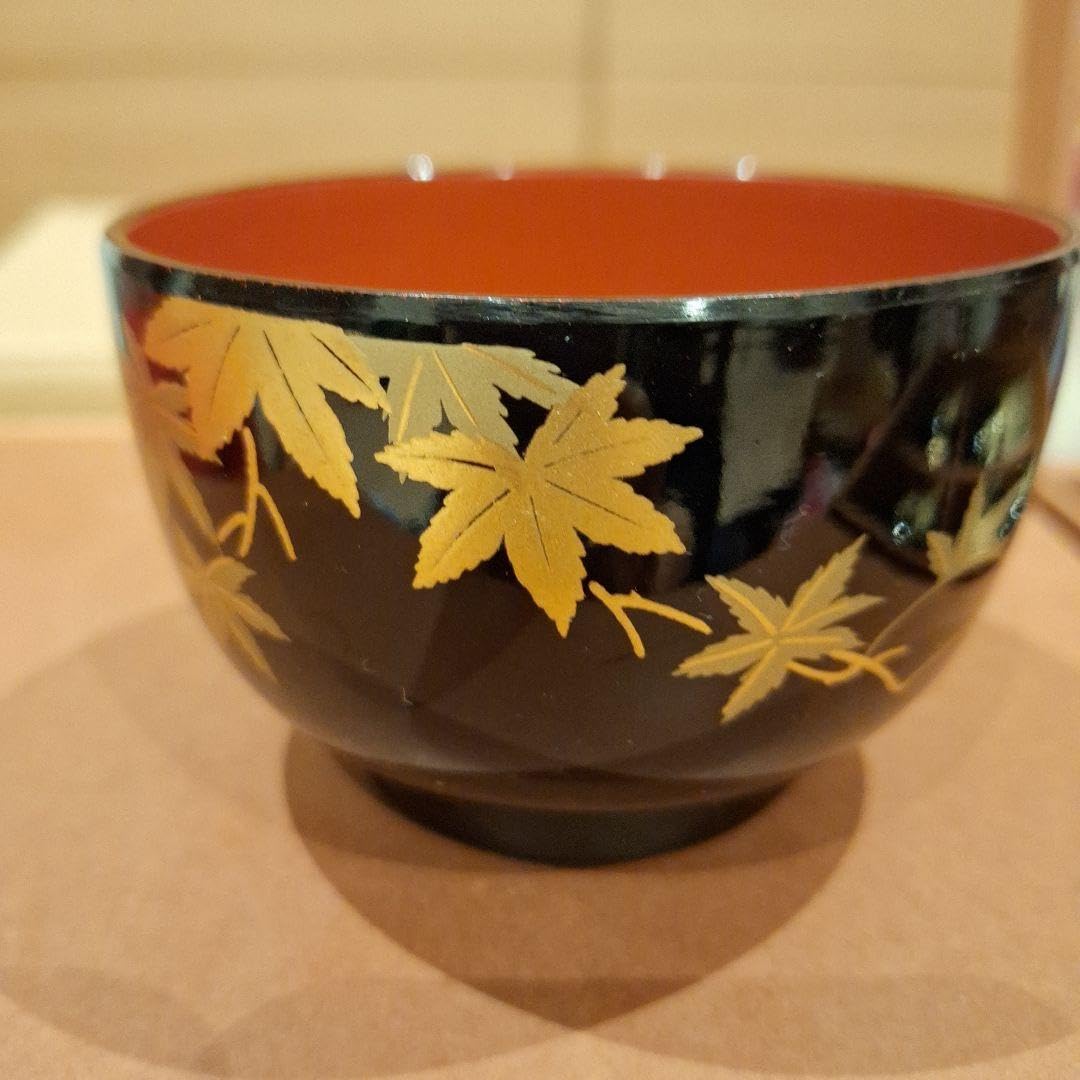 もみじ柄お椀　3個セット Amazon.co.jp: もみじ柄 和器 ウレタン塗装汁椀 5個セット : ホーム