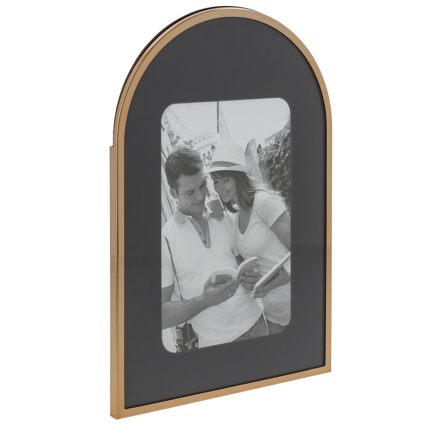 Shudehill Giftware Gold Silver & Curve Frames In Different Sizes, Shapes & Colours (, Arch 4X6)
