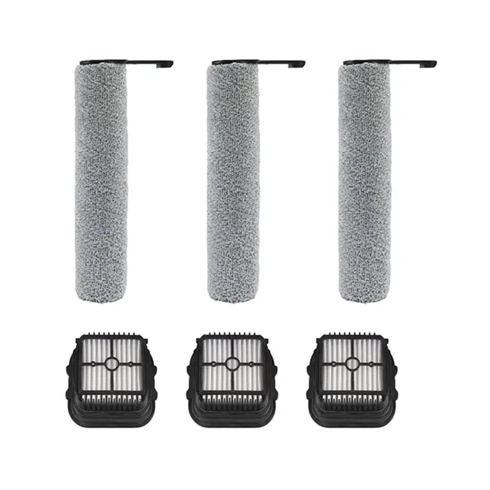 Compatible con Piezas de Repuesto Laresar S7 Pro, Cepillo Giratorio de 6 uds y Filtro HEPA for aspiradora