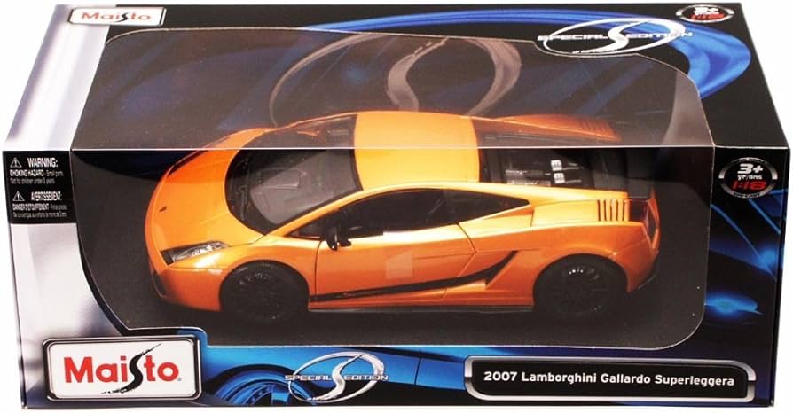 1/18 MAISTO ダイキャスト　ミニカー　ランボルギニー　GALLARDO 1/18 Maisto Lamborghini Gallardo Spyder (Blue) Diecast Car