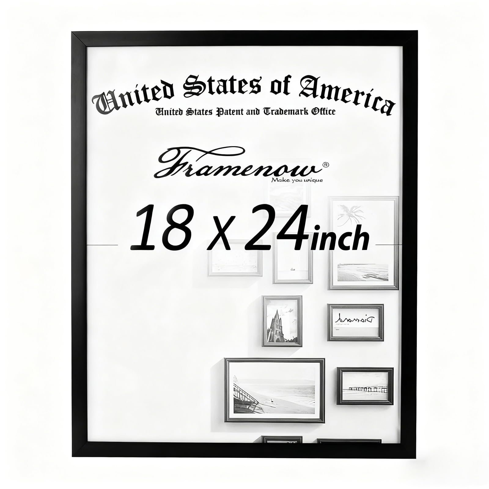 Framenow 18x24 Picture Frame with Plexiglass