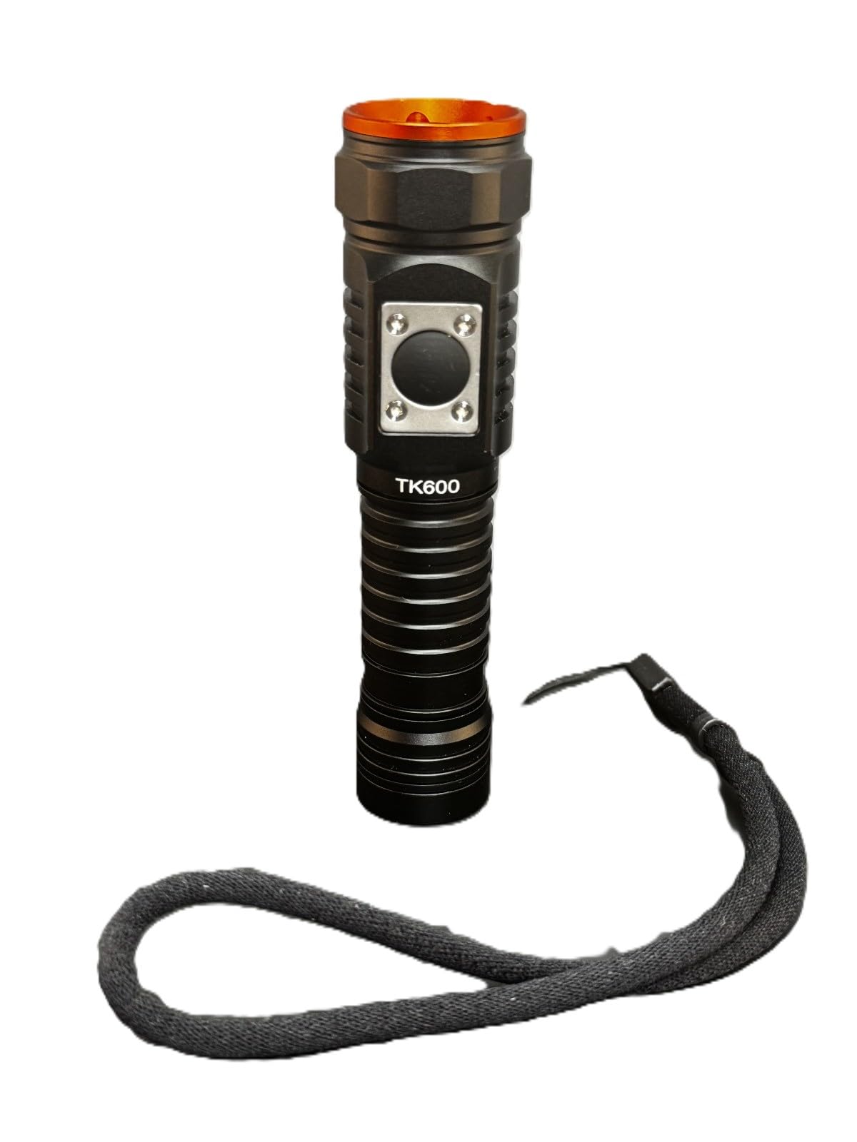 TK600 Rechargeable Battery Dimmable High Power LED Extendable EDC Magnetic End cap Up to 600 lumens Outdoor Survival for Hiking Camping Emergency Everyday carry Flashlight