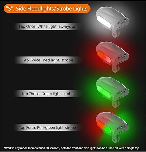 Miniatura 2 de Luz nocturna LED de posición para FPV Drone Luz de llenado de noche con soporte Compatible con DJI FPV Combo