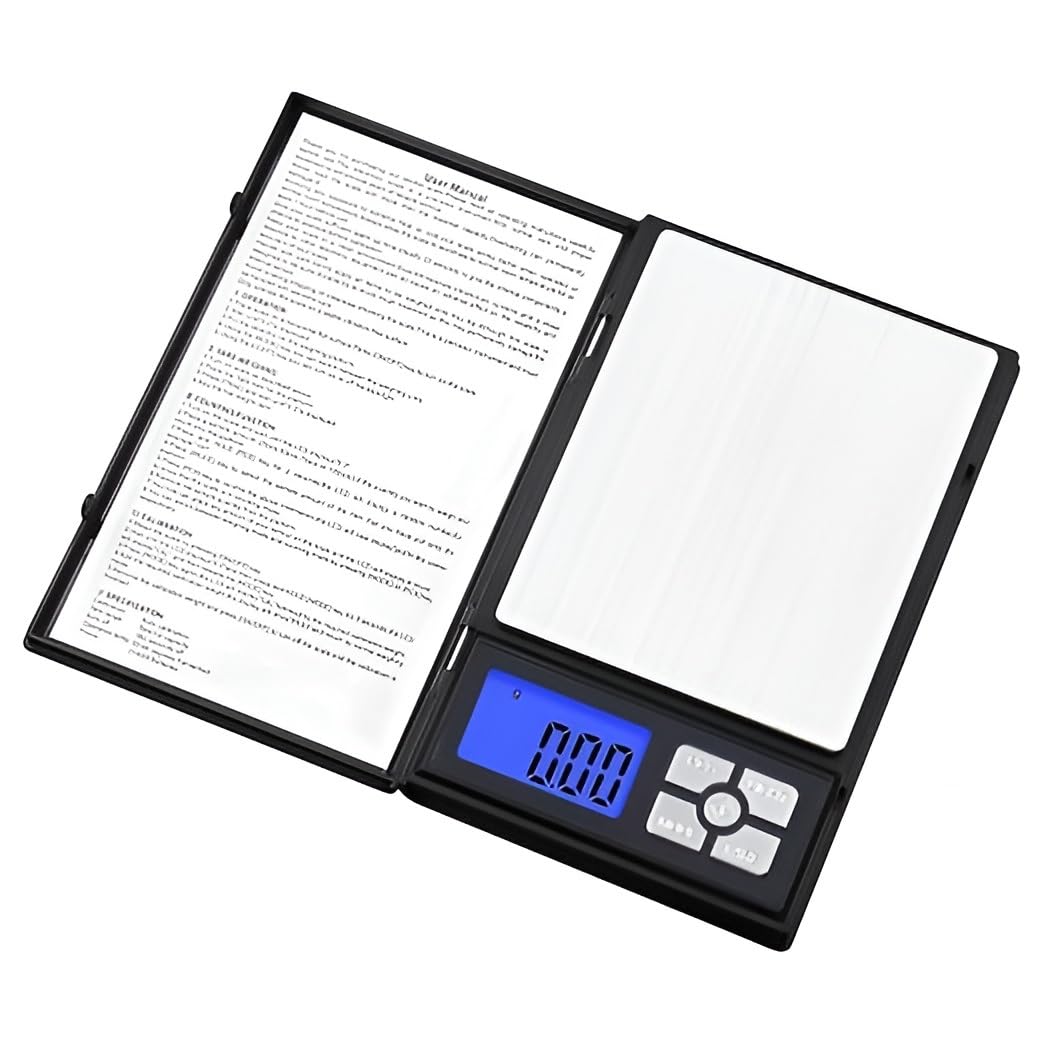 Dayish Jewellery Scale | Weight Scale | Digital Weight Machine | Weight Machine for Gold | Electronic Weighing Machines for Jewellery 0.01G to 600G | Digital Pocket Scale for Shop - Black-image-30