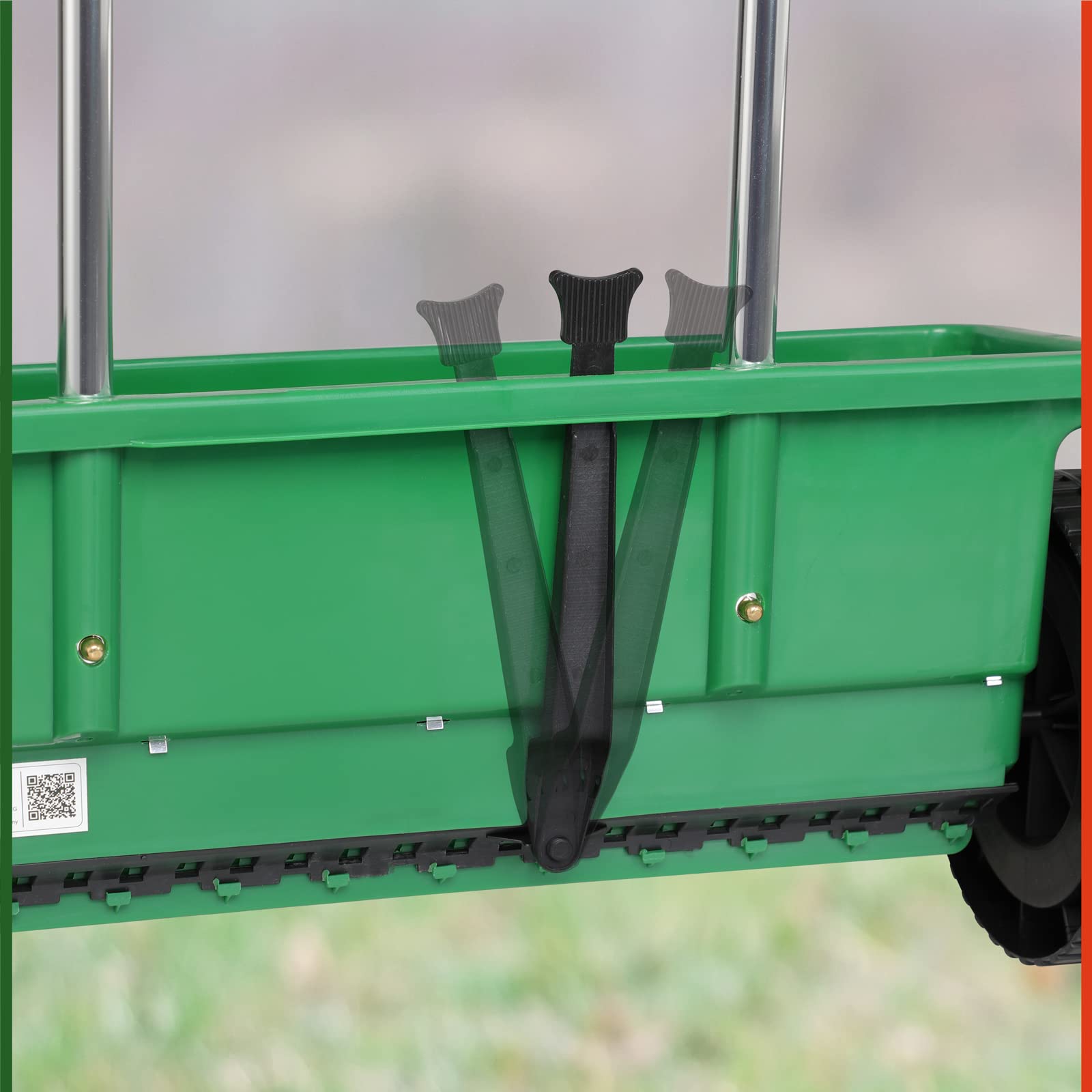 Gardebruk Carrello Concimatore Capacità 12 L Spandiconcime Regolabile per Fertilizzare e Concimare