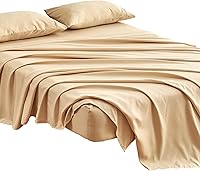 Vista 1 de Kingnex Sábana encimera King extragrande 132x110 para cama extra ancha y alta, duradera, suave, de 1800 microfibra doble cepillada, sábana superior