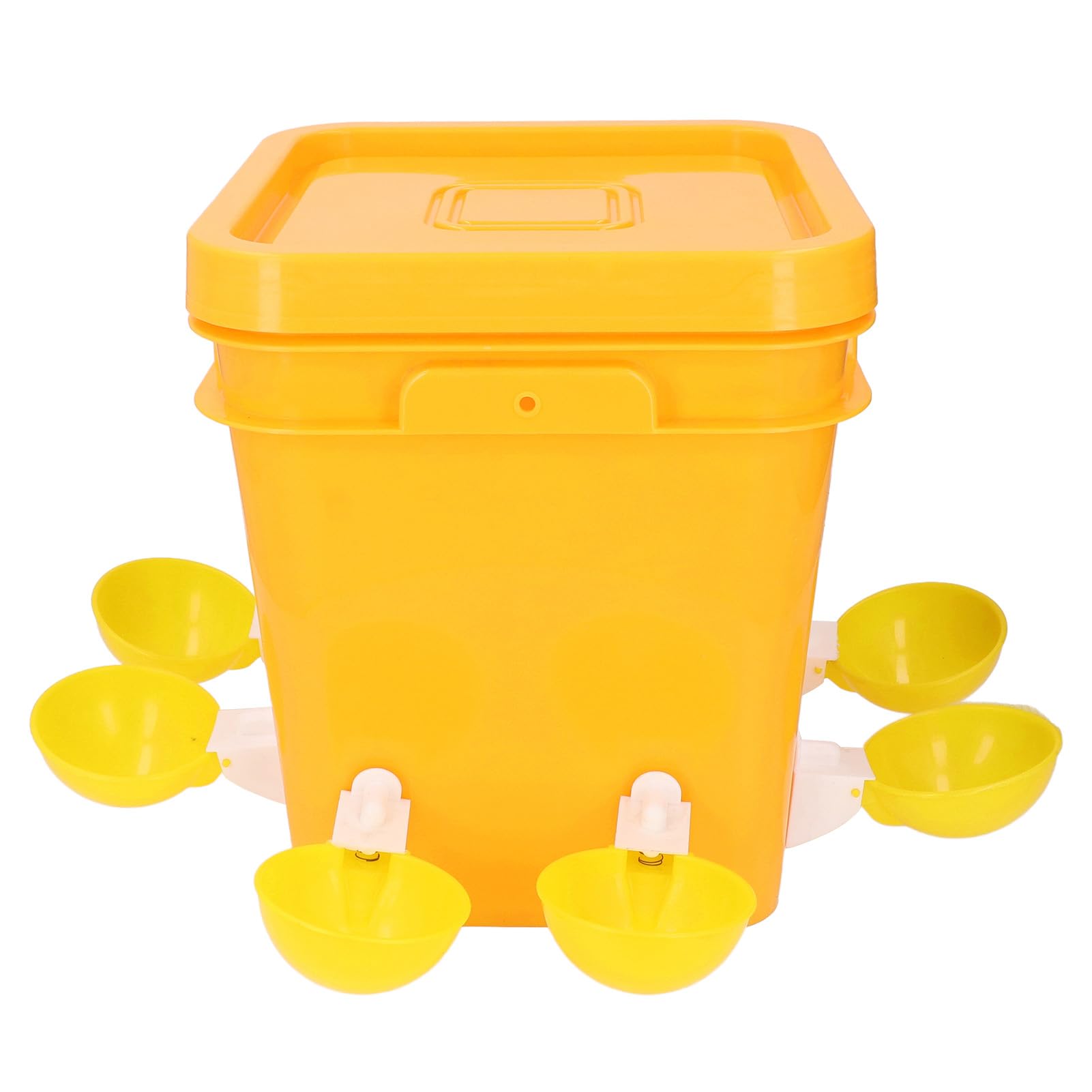 Akozon Juego de Dispensador Automático de Bebedero para Aves de Corral - Juego de Bebedero Automático para Pollos, Pavo de Ganso y Autorreposición de bajo Derrame -, Césped y Jardín (Tazas de Agua