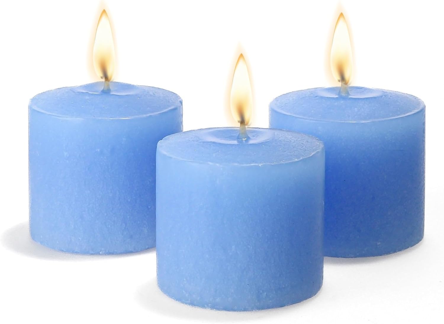 Votive Candles Unscented Light Blue 10 Hour Set of 144