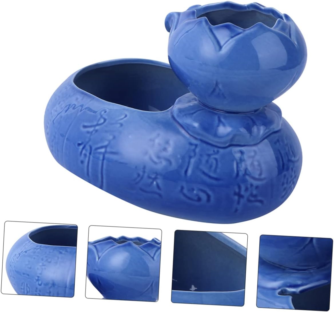 balacoo 1pc Pet Water Dispenser Cat Drinking Fountain Ceramic Bowl USB Powered Pet Water Bowl Fountain Easy to Use