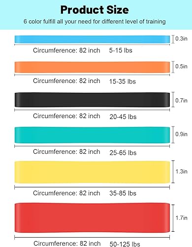 Miniatura 2 de Bandas de resistencia, bandas de dominadas, banda de asistencia para dominadas, bandas de resistencia para hombres y mujeres, entrenamiento,