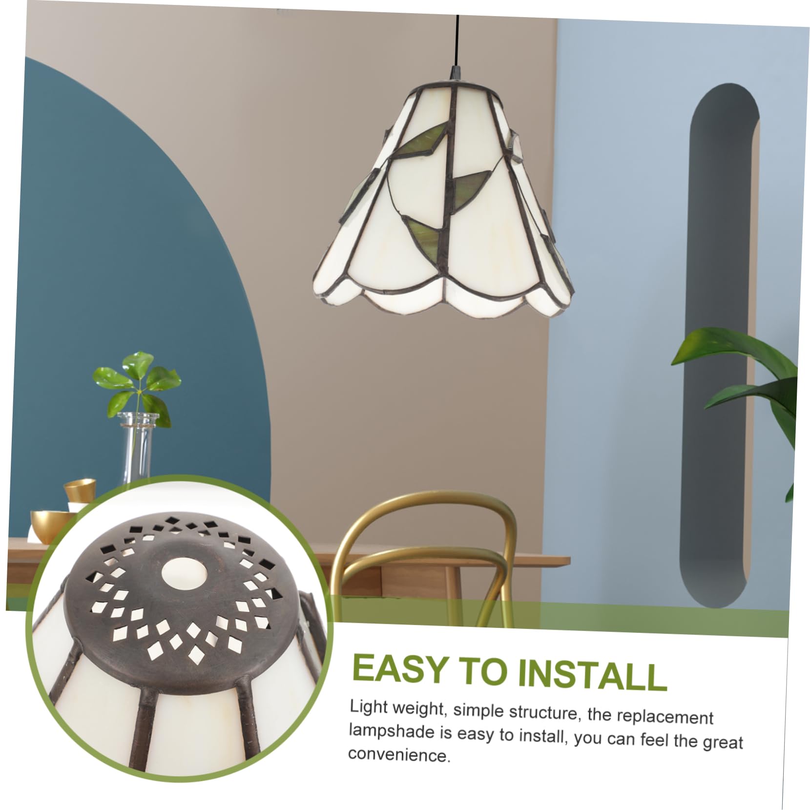 BUGUUYO Abat-jour Carré Tc Pour Lampe De Table Abat-jour Décoratif