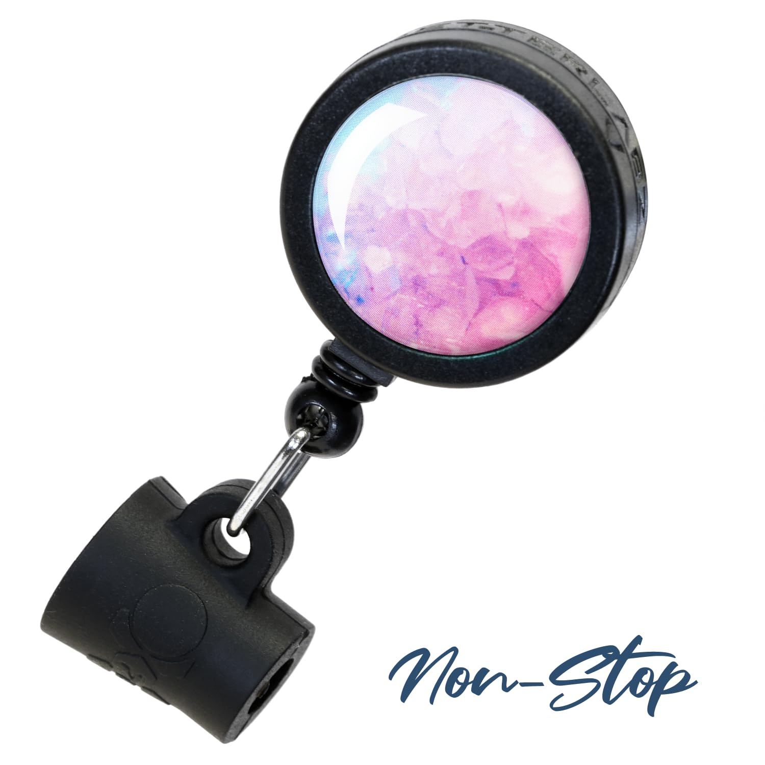 EZ PEN Retractable Pen Reel for Nurses, Teachers, Waitresses, Carpenters, Construction Workers, Contractors & Pros (Abstract)