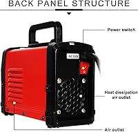 Vista 4 de Máquina de soldar, MMA 225A 110V máquina de soldador,Soldador de palo portátil IGBT Inverter Pantalla Digital LCD,Soldador de arco DIY casero,Inicio