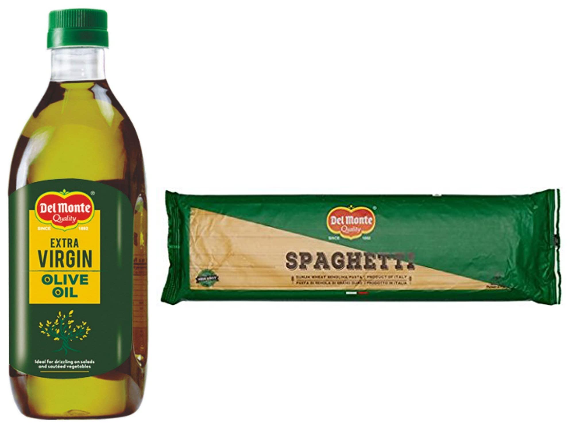 Delmonte Extra Virgin Olive Oil PET, 500ml Material : vegetarian & Del Monte Spaghetti Pasta (Imported), 500g, No Artificial Flavours (B09VH93BN2) Amazon Price History, Amazon Price Tracker