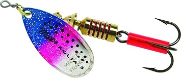 Mepps Aglia Plain Treble Fishing Lure, 1/4-Ounce, Rainbow Trout, B3 RBT