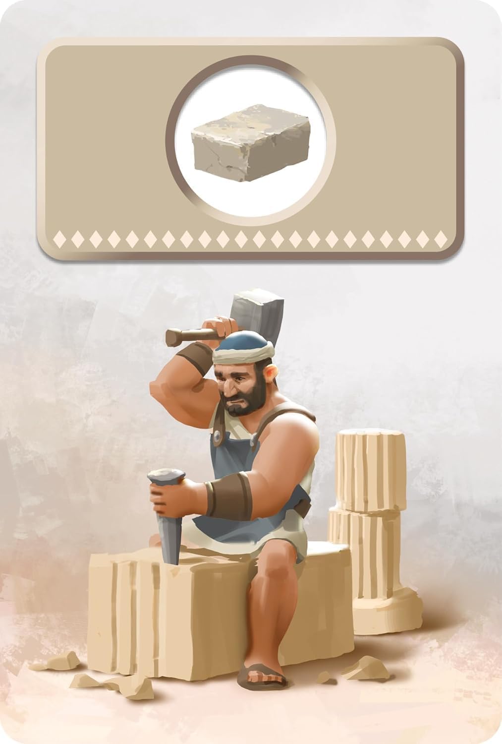 Asmodee 7 Wonders Architects - Shape History with Your Ingenious Wonders, Civilization Strategy Game for Kids and Adults, Ages 8+, 2-7 Players, 25 Minute Playtime