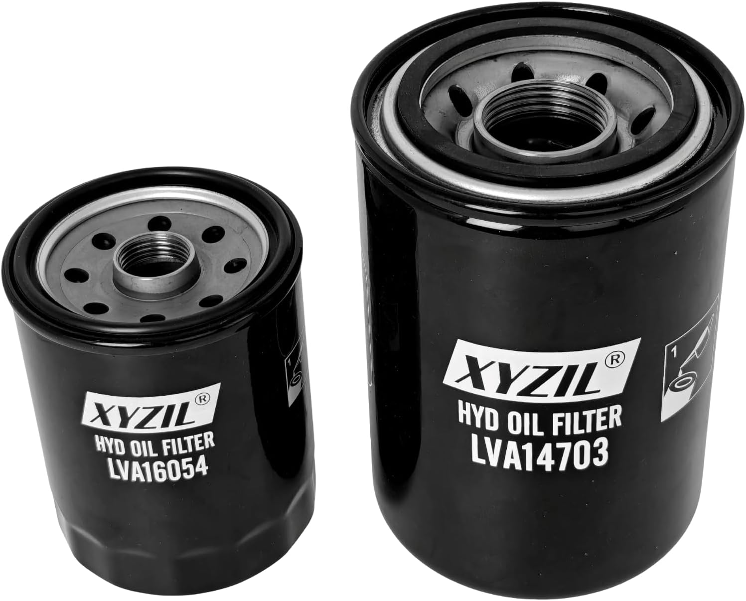 Transmission Hydraulic Oil Filter Kit LVA14703 LVA16054 Compatible with John Deere 2032R 2036R 2038R 3025E 3032E 3036E 3038E