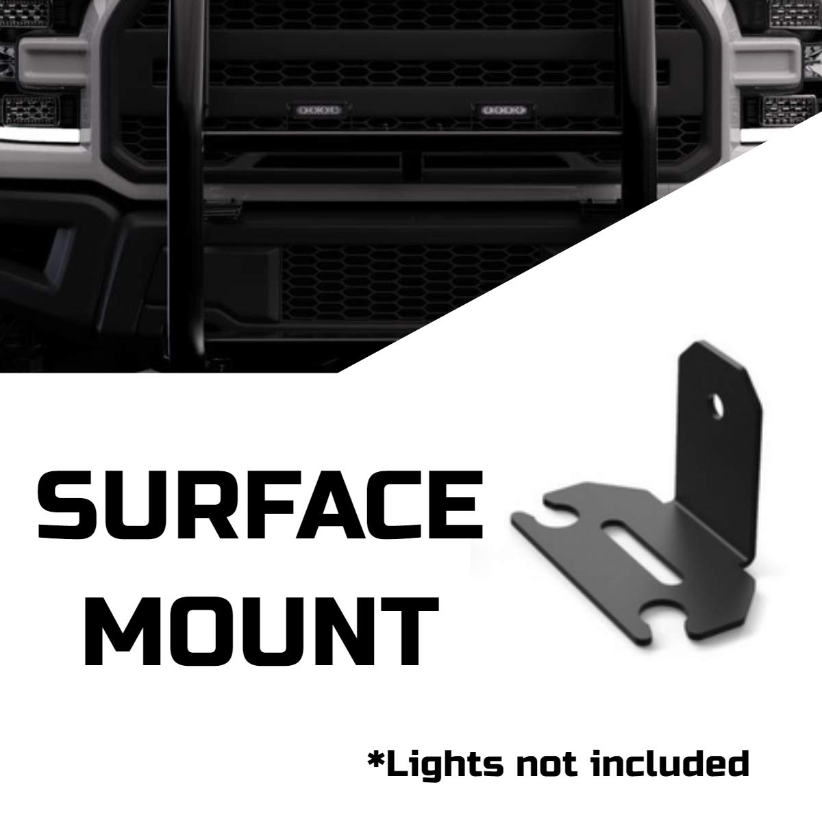 360 Suction Cup & L Bracket For For SpeedTech Lights Striker Series