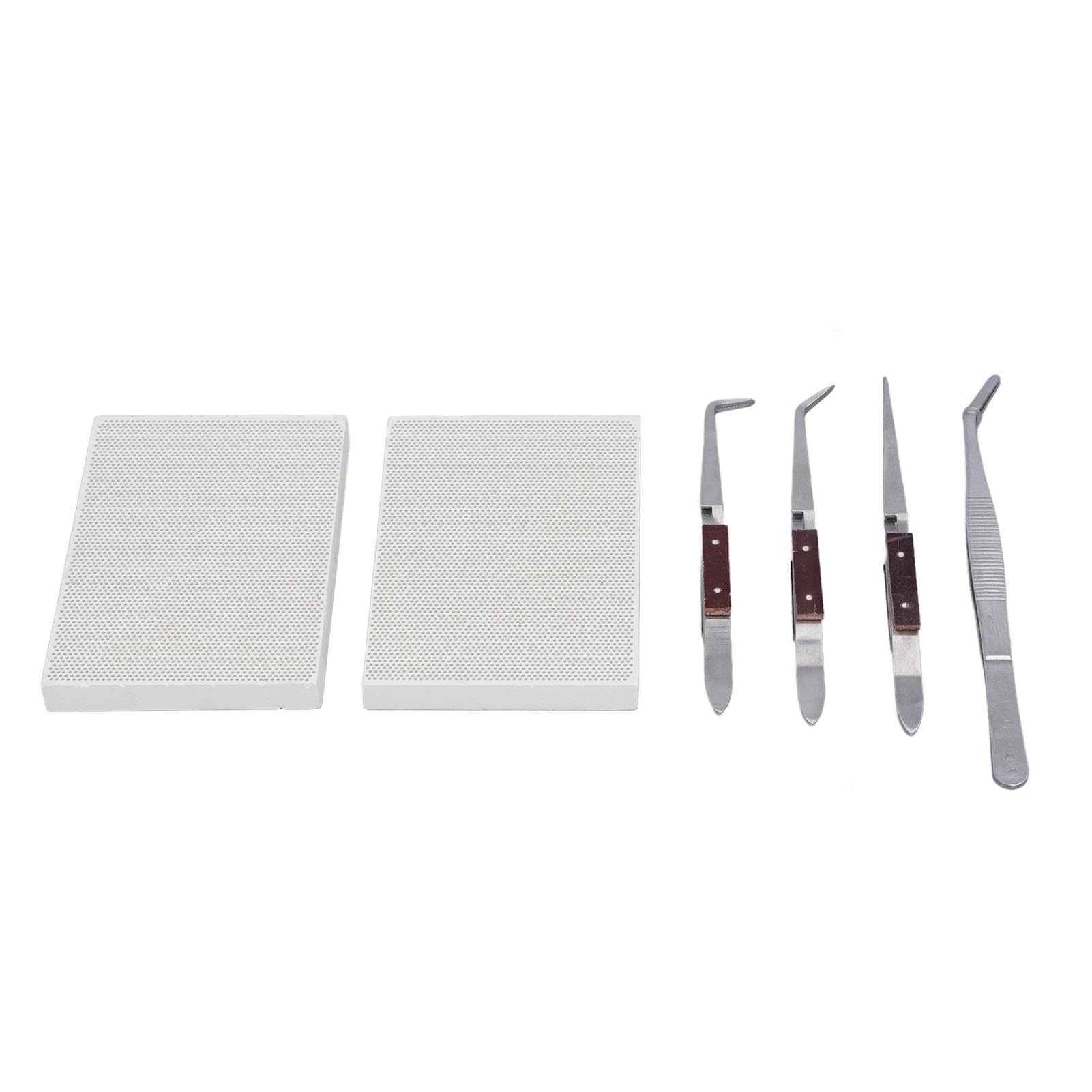 SIXRUN Kit de Soldadura de Joyería Profesional Sanders Bloque de Soldadura de Acero Inoxidable Ideal para Reparaciones a los Amantes de los Amantes de la Artesanía de HomeBody