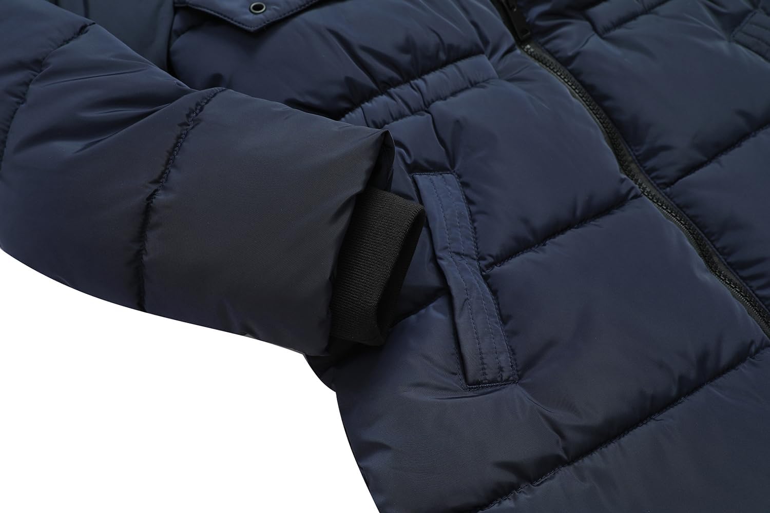 CICVSOC Girl's Winter Long Coat Parka Kids Warm Hooded Puffer Jacket Long-lasting - Image 7