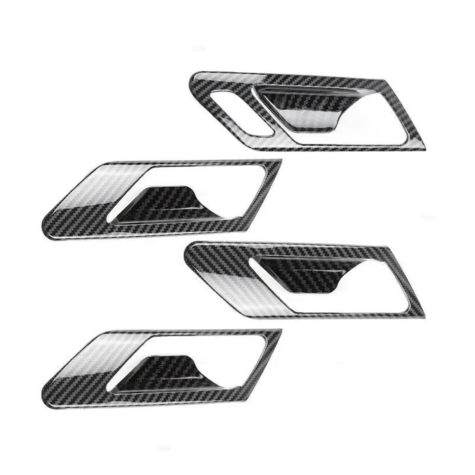 NOHEEU for VW for Golf 6 MK6 2008-2013 LHD/RHD Car Interior Door Handle Pull Bowl Frame Cover Trim Accessories ABS(RHD)