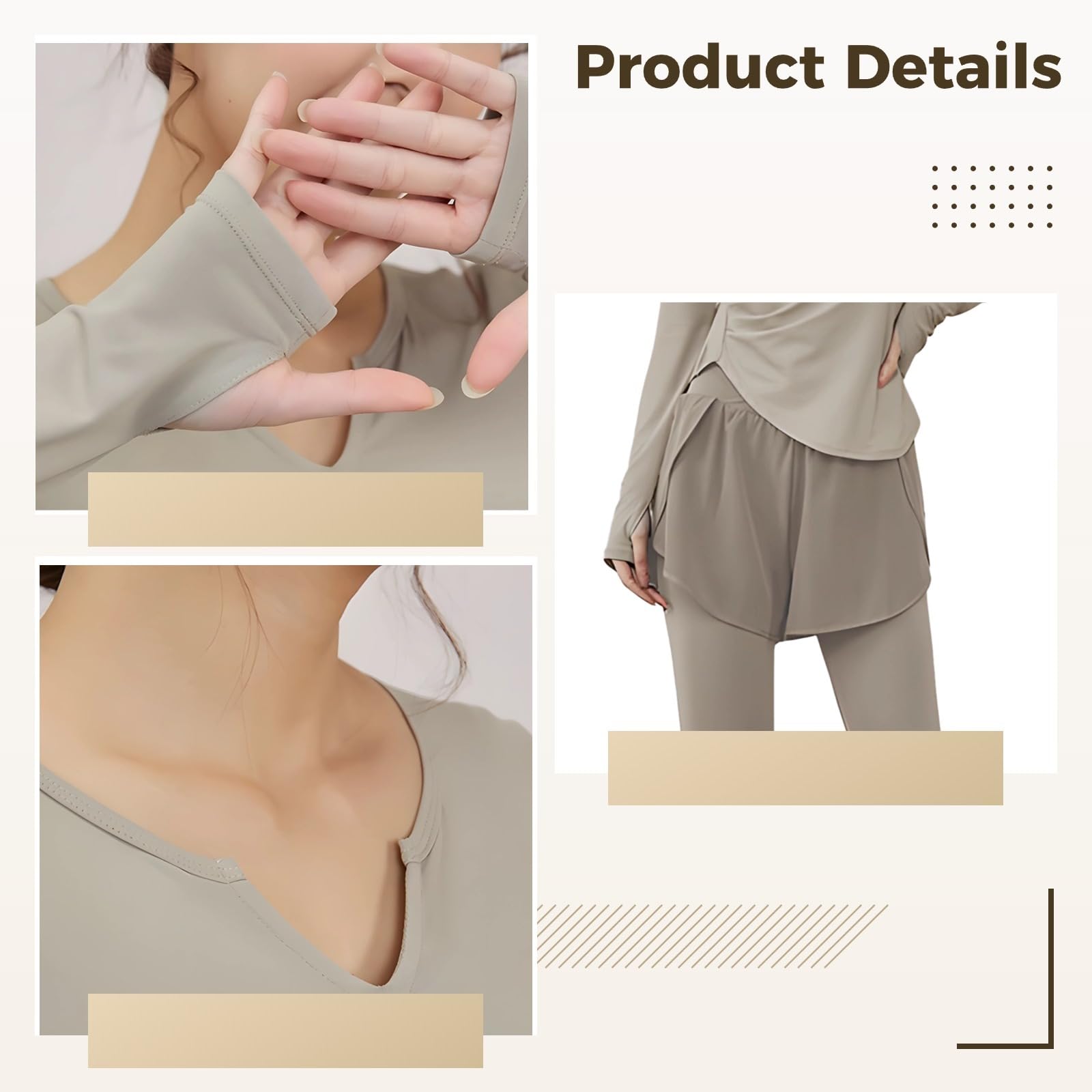Set da allenamento da donna, 3 pezzi, con tessuto traspirante, include maglia a maniche lunghe, reggiseno sportivo e pantaloncini, XXL per 61-68 kg, abbigliamento sportivo per palestra e fitness