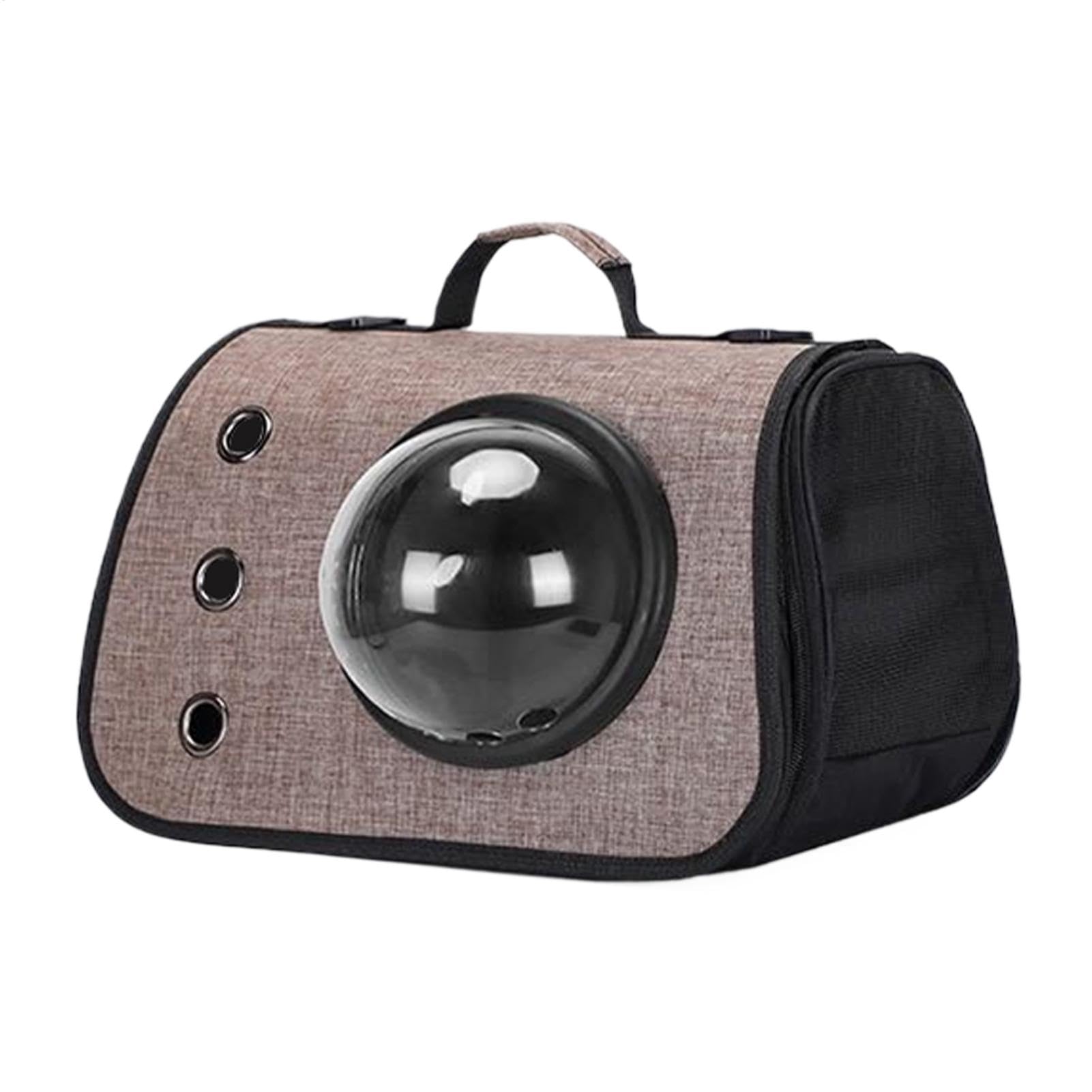 Transportín para gatos transpirable: maleta portátil con ventana para viajes cómodos