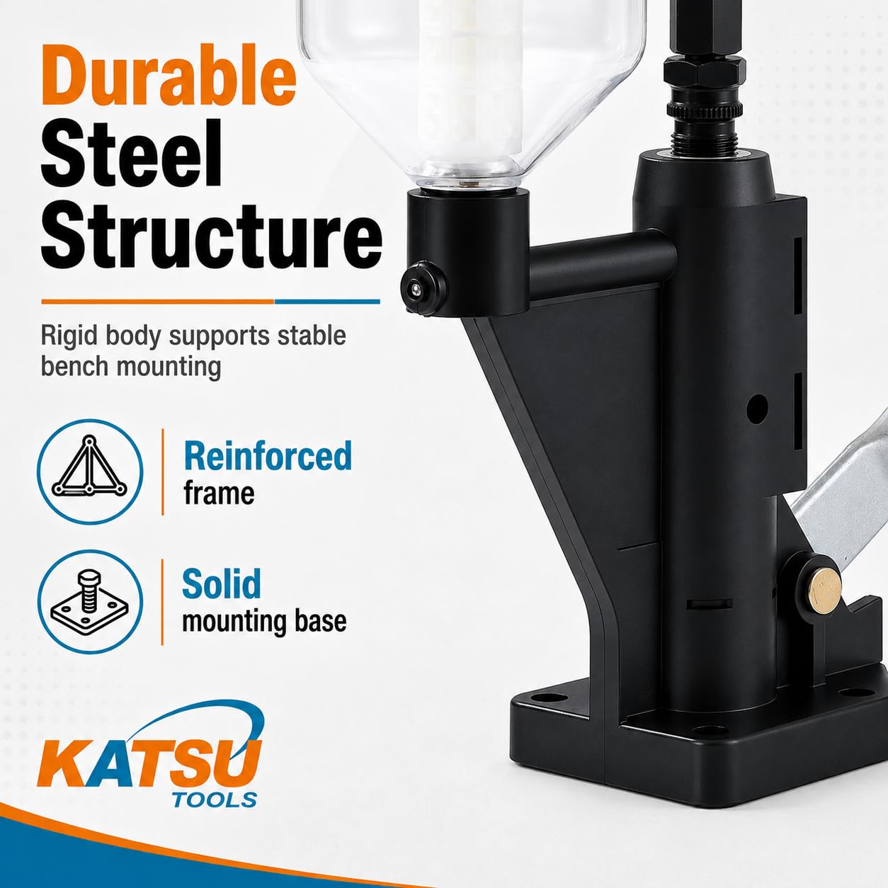 KATSU Comprobador de Presión de Boquilla de Inyección de Diesel para Reparación de Motor Diesel de Coche, Camión o Tractor, 449949