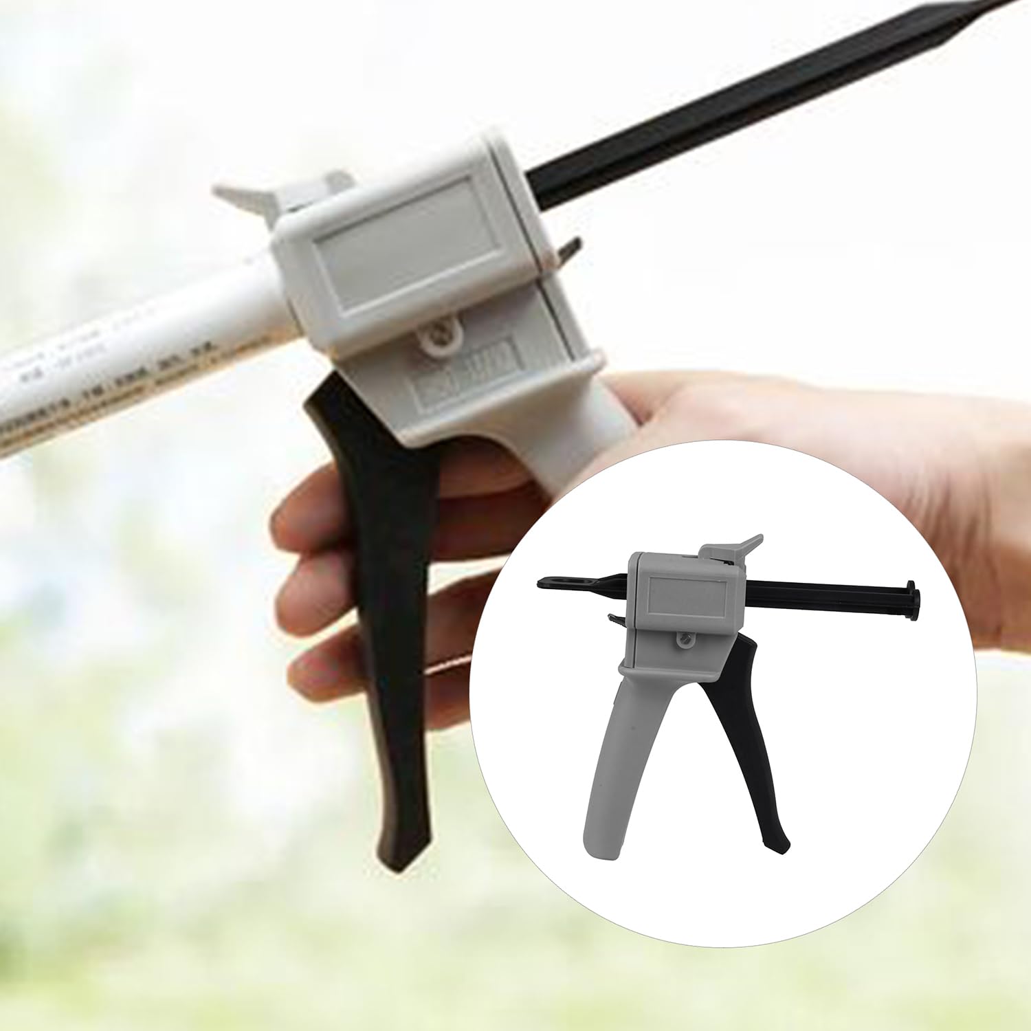 50 ml Spender Gun Eindruck mischen kleckereien auf 50 ml 1: 1/1: 2 ab Kunststoff Tube
