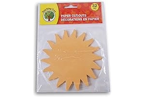 Teaching Tree Paper Cut-Outs - Orange Sun